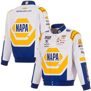 JH �f�U�C�� �����Y �A�E�^�[ �W���P�b�g�E�u���]�� Men's JH Design White/Royal Chaselliott NAPA Full-Snap Twill Uniform Jacket White �z���C�g