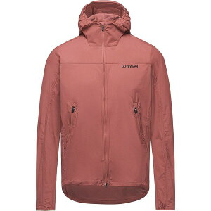 �S�A�E�F�A �����Y �A�E�^�[ �W���P�b�g�E�u���]�� GOREWEAR Fernflow Hooded Windbreaker - Men's Lab Rose