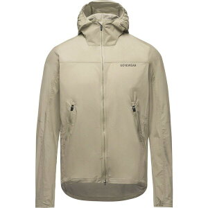 �S�A�E�F�A �����Y �A�E�^�[ �W���P�b�g�E�u���]�� GOREWEAR Fernflow Hooded Windbreaker - Men's Tech Beige �x�[�W��