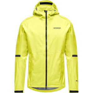 �S�A�E�F�A �����Y �A�E�^�[ �W���P�b�g�E�u���]�� �t�[�f�b�h�W���P�b�g GOREWEAR Lupra 2.0 Gore-Tex Hooded Jacket - Men's Lime Yellow �C�G���[