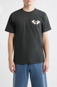 �I�x�C �����Y �g�b�v�X T�V���c �O���t�B�b�N Obey No Love Lost Graphic T-Shirt Vintage Black �u���b�N