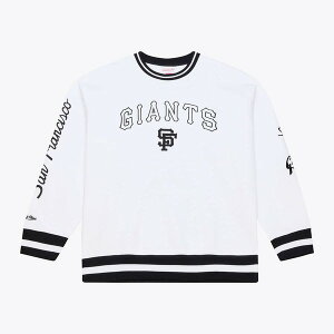 �~�b�`�F��&�l�X �����Y �A�E�^�[ �p�[�J�[�E�X�E�F�b�g �V���c �t���[�X Men's Mitchell & Ness White San Francisco Giants Arctic Fleece Sweatshirt White �z���C�g