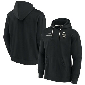 �t�@�i�e�B�N�X �V�O�l�`���[ ���f�B�[�X �A�E�^�[ �p�[�J�[�E�X�E�F�b�g �t���[�X Unisex Fanaticsignature Black Colorado Rockies Elementsuper Soft Fleece Pullover Hoodie Black �u���b�N