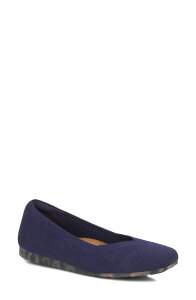 ���X�n���}�[�\�� ���f�B�[�X �V���[�Y �p���v�X Ros Hommersoniki Ballet Flat (Women) NAVY KNIT �l�C�r�[
