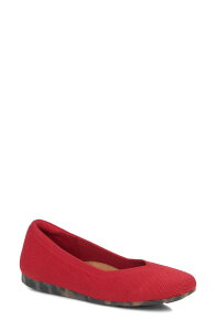 ���X�n���}�[�\�� ���f�B�[�X �V���[�Y �p���v�X Ros Hommersoniki Ballet Flat (Women) RED KNIT ���b�h