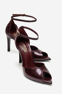 �v�����[�O�V���[�Y ���f�B�[�X �p���v�X Prologue Shoes Dona Stiletto Pump Burgundy �o�[�K���f�B