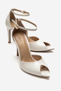 �v�����[�O�V���[�Y ���f�B�[�X �p���v�X Prologue Shoes Dona Stiletto Pump Ecru �G�N����