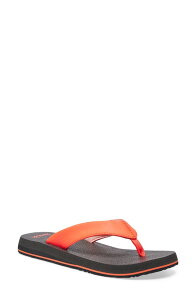�T�k�[�N ���f�B�[�X �V���[�Y �T���_�� Sanuk Yoga Mat II Flip Flop (Women) NEON CORAL �R�[����