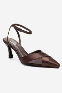 �v�����[�O�V���[�Y ���f�B�[�X �p���v�X Prologue Shoestela Stiletto Pump Brown �u���E��