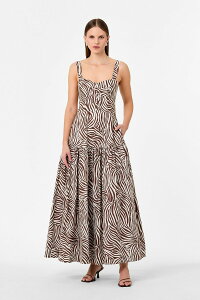 �j�R���X�J�[�N�E�b�h ���f�B�[�X �g�b�v�X �����s�[�X NICHOLAS Valeria DressTRIATA PRINT