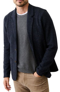 �}���[�� ���C���[ �����Y �A�E�^�[ �W���P�b�g�E�u���]�� �u���U�[ Marine Layer Pacifica Neppy Navy Stretcherringbone Blazer Dark Herringbone �l�C�r�[