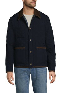 �����Y�G���h �����Y �A�E�^�[ �W���P�b�g�E�u���]�� Lands' End Reversible Insulated Barn Jacket Radiant Navy/Navy Plaid �l�C�r�[