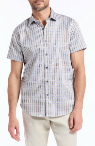 ���o�[�g�O���n�� �����Y �g�b�v�X �V���c �v�����g Robert Graham Abbotswell Print Woven Button-Up Shirt Multi �}���`�J���[