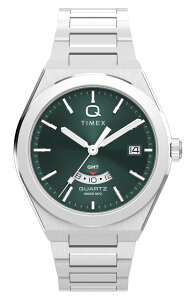 �^�C���b�N�X �����Y �A�N�Z�T���[ �r���v T�V���c Q Timex Continental GMT 39mm Stainlessteel Bracelet Watch GREEN/ STAINLESSTEEL �O���[��
