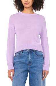���B���X�J���[�g ���f�B�[�X �A�E�^�[ �j�b�g�E�Z�[�^�[ �N���[�l�b�N Vince Camuto Crewneck Sweater MYSTIC PURPLE �p�[�v��