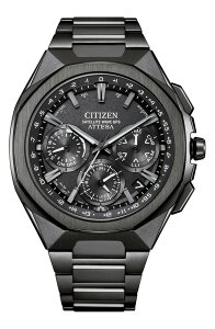 �V�`�Y�� �����Y �A�N�Z�T���[ �r���v Citizen Attesatellite Wave GPS Eco-Drive Super Titanium Bracelet Watch 43.2mm GRAY �O���[