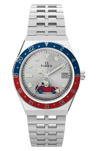 �^�C���b�N�X �����Y �A�N�Z�T���[ �r���v x Peanuts Q Timex GMT Bracelet Watch 38mm STAINLESSTEEL