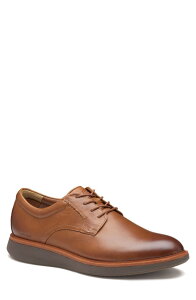 �W�����X�g���A���h�}�[�t�B�[ �����Y �V���[�Y �_�[�r�[ Johnston & Murphy Parker Waterproof Plain Toe Derby Tan Waterproofull Grain �^��