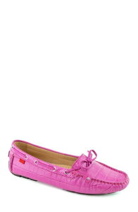�}�[�N�W���Z�t�j���[���[�N ���f�B�[�X �V���[�Y �X���b�|���E���[�t�@�[ Marc Joseph New York Cypress Hill Croco Tiebow Driver Loafer Pink Croco �s���N