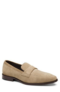 �W�����X�g���A���h�}�[�t�B�[ �����Y �V���[�Y ���[�t�@�[ Johnston & Murphy Floyd Penny Loafer Beige Suede �x�[�W��