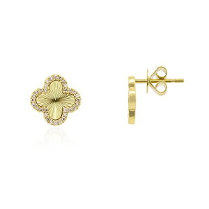�U���u���[ �t�@�C���W���G���[ ���f�B�[�X �A�N�Z�T���[ �s�A�X�E�C�������O The Lovery Fine Jewelry Fluted Goldiamond Clover Stud Earrings Yellow Gold �C�G���[