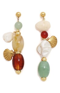 �v�e�B ���[�����c ���f�B�[�X �A�N�Z�T���[ �s�A�X�E�C�������O Petit Moments Drift Drop Earrings MULTI �}���`�J���[