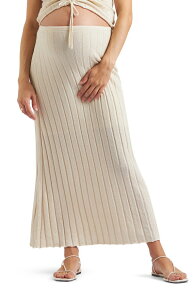 ���C�v�}�^�j�e�B ���f�B�[�X �{�g���X�J�[�g ���u�j�b�g Ripe Maternity Charli Rib Knit Skirt (Maternity) STONE �X�g�[��