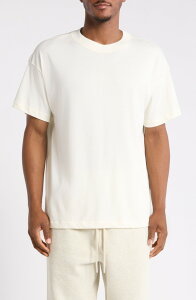 �t�B�A�I�u�S�b�h �����Y �g�b�v�X T�V���c �R�b�g�� Fear of God Essentials Essential Cotton Blend T-Shirt IVORY �A�C�{���[