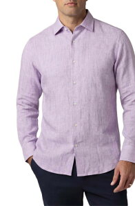 ���o�[�g �^���{�b�g �����Y �g�b�v�X �V���c ���l�� Robertalbott Morgan Linen Shirt Purple �p�[�v��