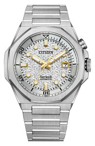 �V�`�Y�� �����Y �A�N�Z�T���[ �r���v Citizen Series890 City Lights Automatic Silvertone Bracelet Watch 42.2mm GREY/ SILVER/ GOLD �O���[