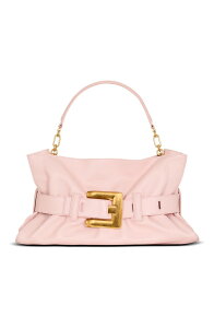 �o���}�� ���f�B�[�X �o�b�O ���U�[ Balmain Medium Anthem bag in smooth leather pink �s���N