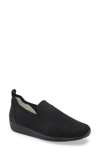 �A�� ���f�B�[�X �V���[�Y �X�j�[�J�[ ara Leena Sneaker Black Wovenstretch Fabric �u���b�N