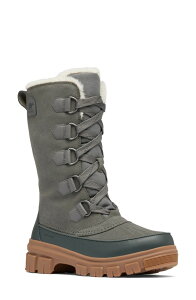 �\���� ���f�B�[�X �V���[�Y �u�[�c�E���C���u�[�c �g�[�� SOREL Tivoli V Faux Fur Lined Tall Waterproof Boot Quarry/ Grill