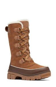 �\���� ���f�B�[�X �V���[�Y �u�[�c�E���C���u�[�c �g�[�� SOREL Tivoli V Faux Fur Lined Tall Waterproof Boot Velvetan/ Tobacco �^��
