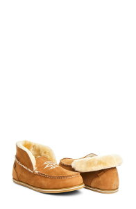 �n���}�� ���f�B�[�X �V���[�Y �T���_�� hari mari Alta Genuine Shearling Lined Slipppers Tan �^��