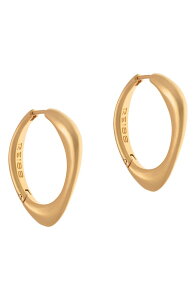 ���C�X ���f�B�[�X �A�N�Z�T���[ �s�A�X�E�C�������O Reissofia Smooth Curve Hoop Earrings GOLD TONE �S�[���h