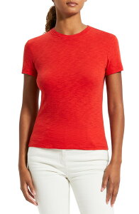 �Z�I���[ ���f�B�[�X �g�b�v�X �V���c �R�b�g�� Theory 2 Nebulous Organicotton Tiny Tee POPPY -UZT
