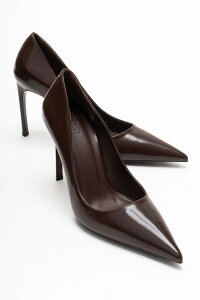 �v�����[�O�V���[�Y ���f�B�[�X �p���v�X Prologue Shoes Velorien Stiletto Pump Brown �u���E��