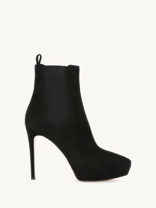 �W�������B�g ���b�V ���f�B�[�X �V���[�Y �X�j�[�J�[ �u�[�c Gianvito Rossi Kim Booties (Women) Black Suede �u���b�N