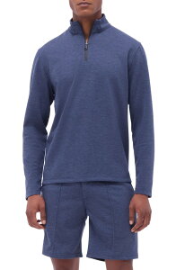 �u�K�b�` �����Y �A�E�^�[ �p�[�J�[�E�X�E�F�b�g �n�[�t�W�b�v Bugatchi Quarter Ziperformance Pullover Navy �l�C�r�[