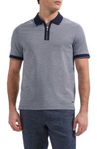 �u�K�b�` �����Y �g�b�v�X �|���V���c �n�[�t�W�b�v Bugatchi Quarter Zipolo Navy �l�C�r�[