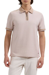 �u�K�b�` �����Y �g�b�v�X �|���V���c �n�[�t�W�b�v Bugatchi Quarter Zipolo Sand �T���h