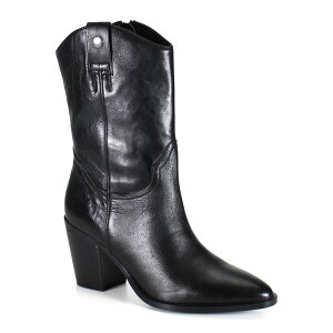 �f�B�o�g�D���[ ���f�B�[�X �V���[�Y �u�[�c�E���C���u�[�c ���U�[ Diba True GLAM GIRLeather Western Mid-Calf Boot Black �u���b�N