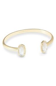 �P���h���X�R�b�g ���f�B�[�X �A�N�Z�T���[ �u���X���b�g�E�o���O���E�A���N���b�g Kendra Scott Elton Station Cuff Bracelet IVORY MOTHER OF PEARL/ GOLD �A�C�{���[