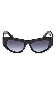 �G�~���I�E�v�b�` ���f�B�[�X �A�N�Z�T���[ �T���O���X�E�A�C�E�F�A Emilio Pucci 54mm Geometric SunglassesHINY BLACK / GRAD BLUE LENSES �u���b�N