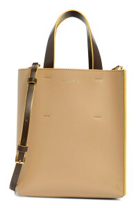 �}���j ���f�B�[�X �o�b�O �~�j Marni Mini Museo Tote MOON/ MINERAL ICE/ METAL BROWN �u���E��