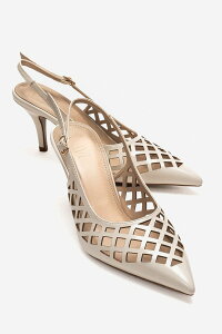 �v�����[�O�V���[�Y ���f�B�[�X �p���v�X Prologue Shoes Jever Stiletto Pump Beige �x�[�W��