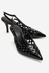 �v�����[�O�V���[�Y ���f�B�[�X �p���v�X Prologue Shoes Jever Stiletto Pump Black �u���b�N