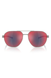 スクーデリア フェラーリ メンズ アクセサリー サングラス・アイウェア Scuderia Ferrari 59mm Irregular Sunglasses GUNMETAL ガンメタル