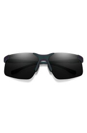 スミス レディース アクセサリー サングラス・アイウェア Smith Cipher 74mm Sunglasses MATTE FATHOM / CHROMAPOP BLACK ブラック